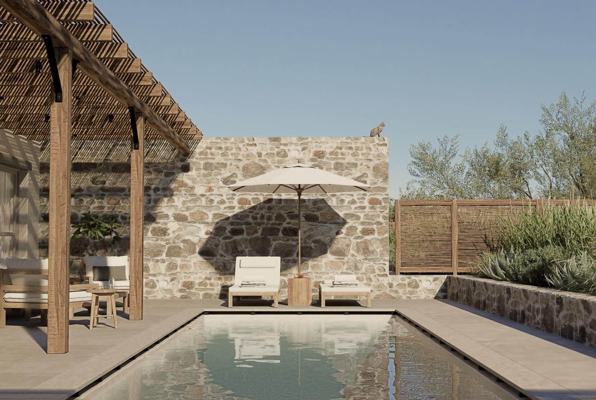Two-Bedroom Villa with Private Pool in Kos